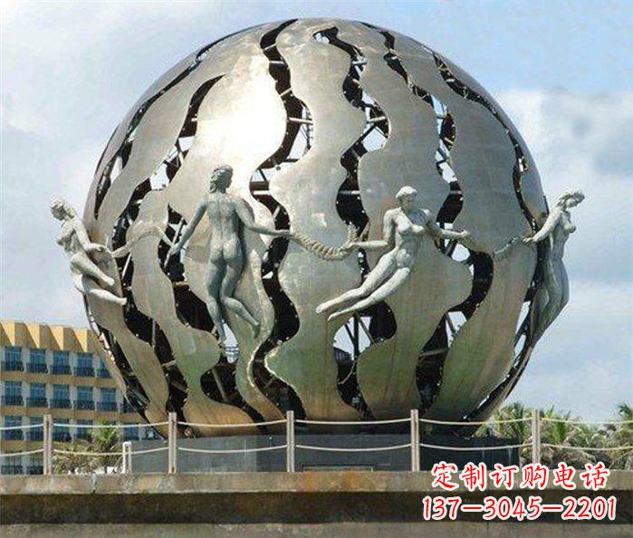北京不锈钢地球雕塑一座精致而又充满着力量的艺术作品