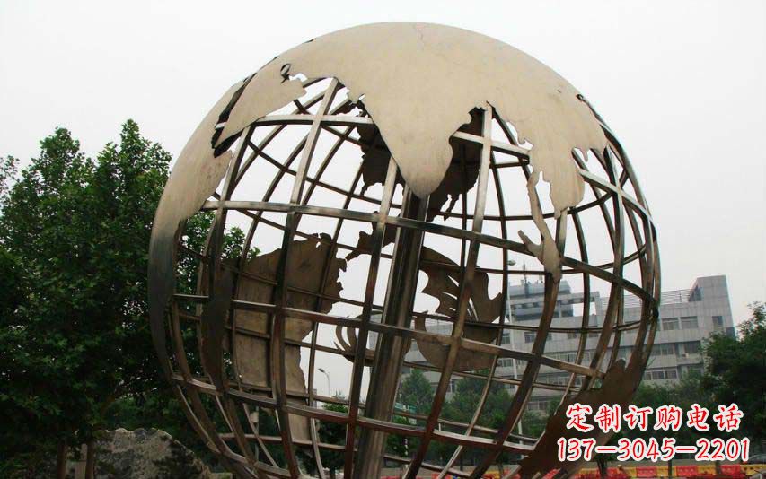 北京不锈钢地球雕塑精彩的艺术景观
