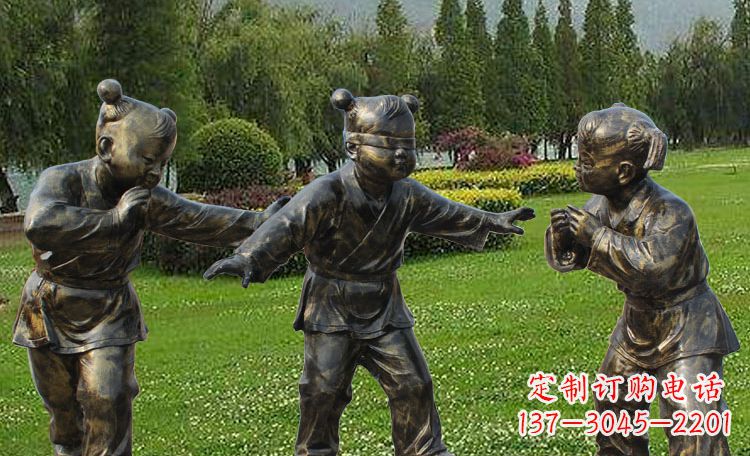 北京儿童的心灵世界——不锈钢儿童雕塑