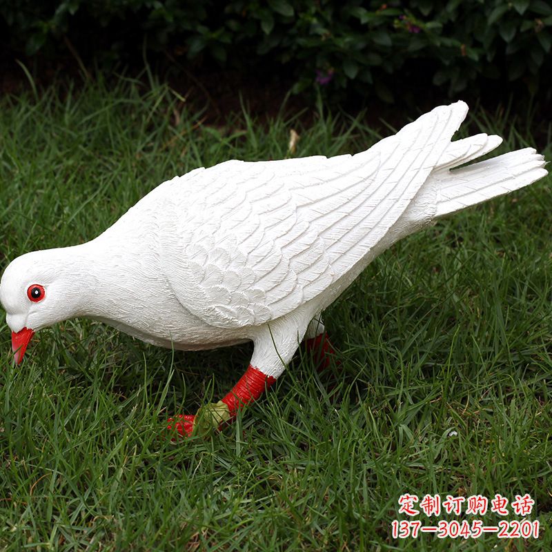 北京精致的不锈钢鸽子雕塑