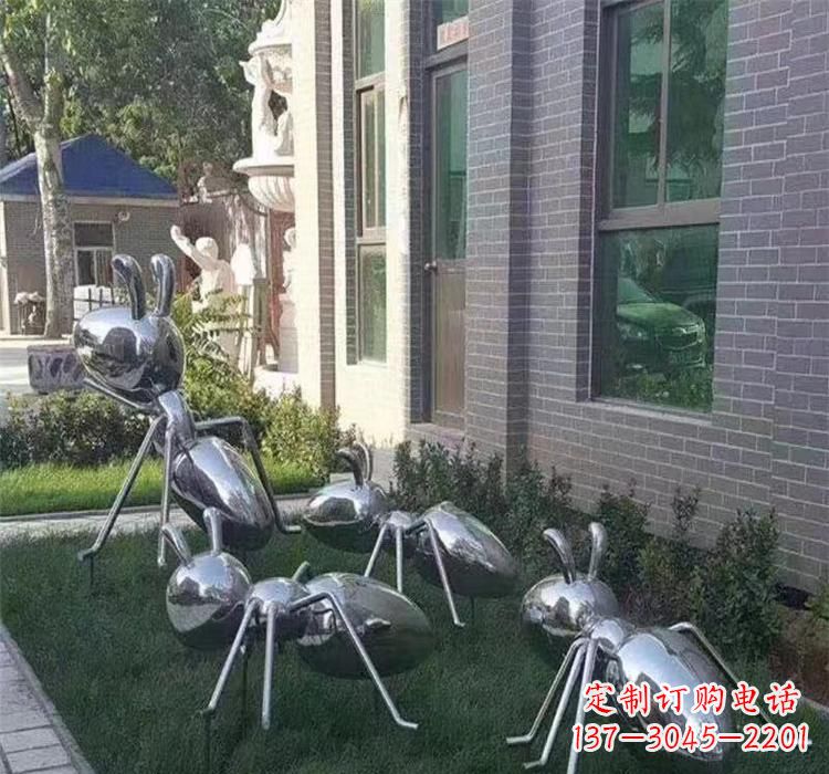 北京不锈钢蚂蚁雕塑—精致细腻的艺术品
