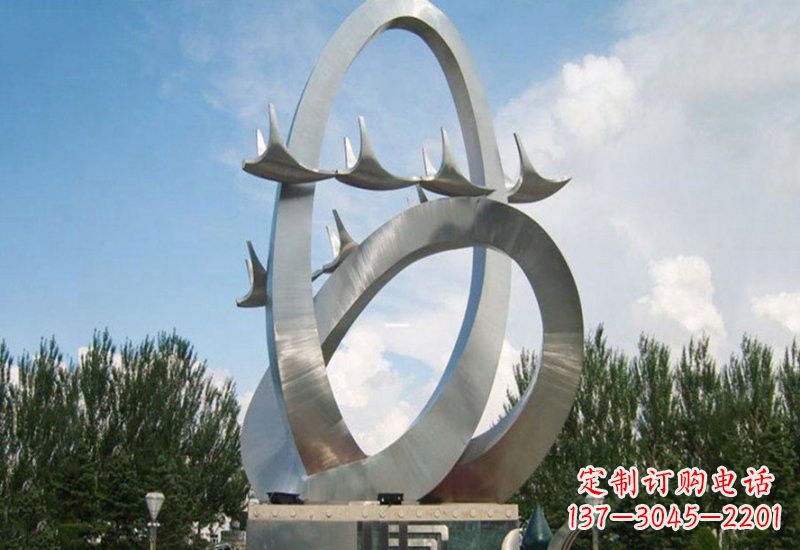 北京不锈钢天鹅雕塑
