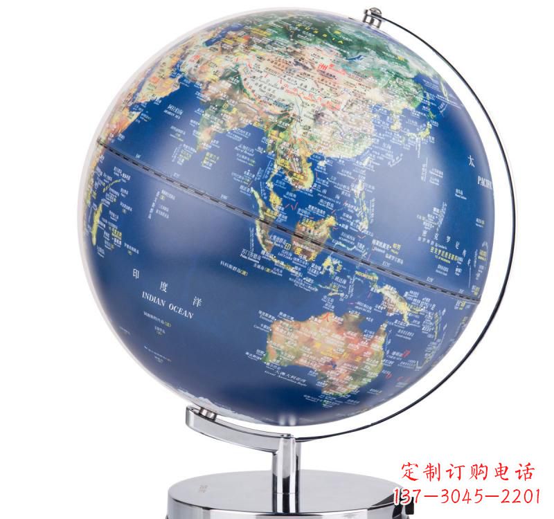 北京不锈钢地球仪雕塑精美的艺术品