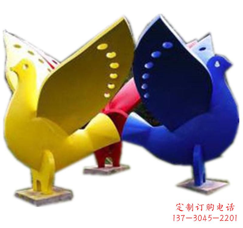 北京不锈钢制作的和平鸽雕塑