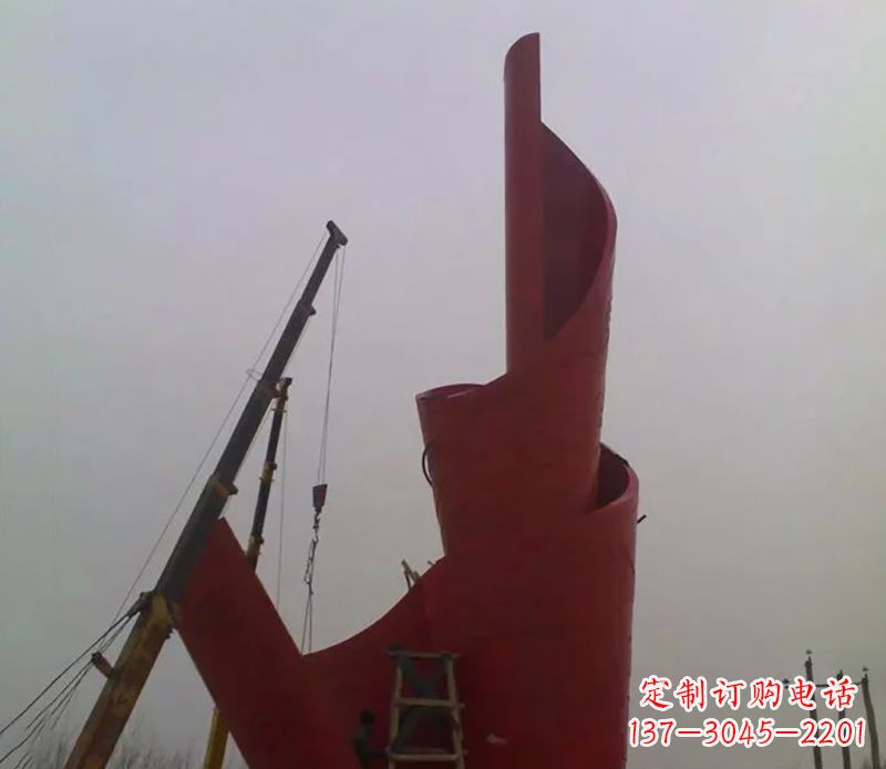 北京不锈钢火炬雕塑点燃社会进步的火炬