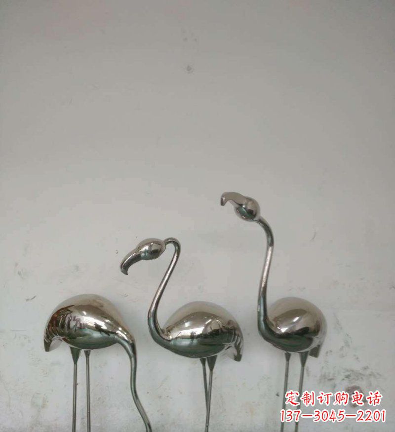北京不锈钢火烈鸟雕塑把自然之美带入公园