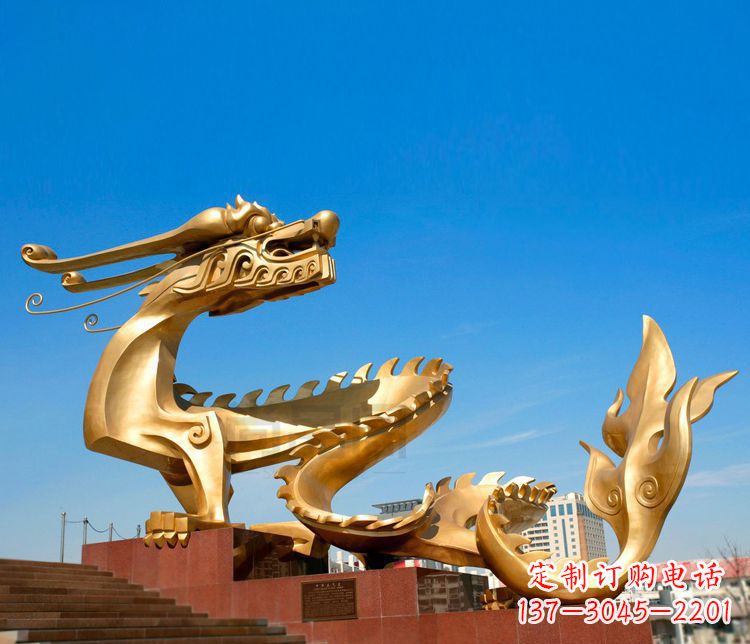 北京不锈钢金龙——雕塑之美