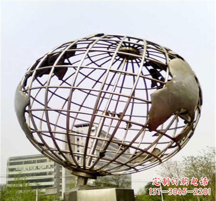 北京不锈钢地球仪雕塑让美景永恒