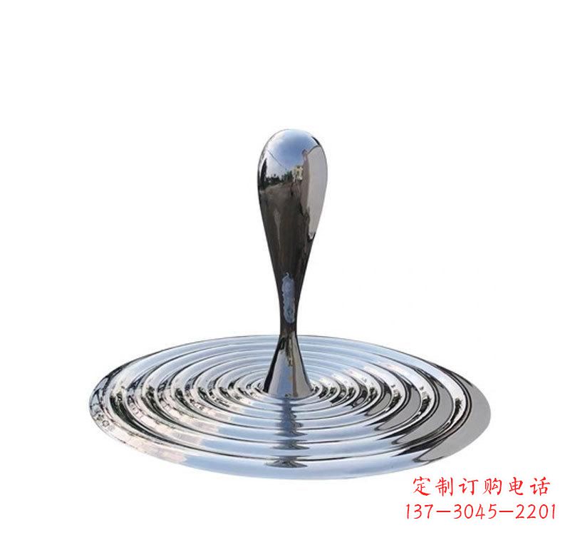 北京不锈钢景区水滴雕塑精美绝伦
