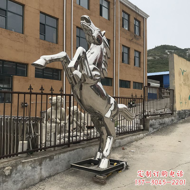 北京不锈钢马雕塑精美绝伦