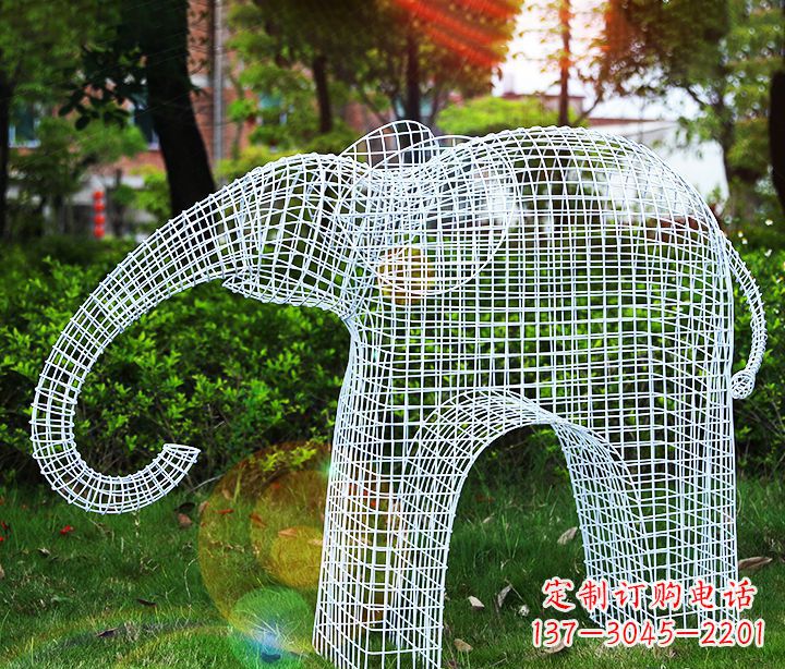 北京不锈钢大象雕塑给城市带来美丽的艺术