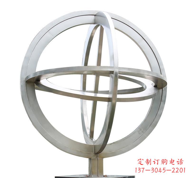 北京不锈钢镂空地球仪雕塑——展示地球的美丽与神奇