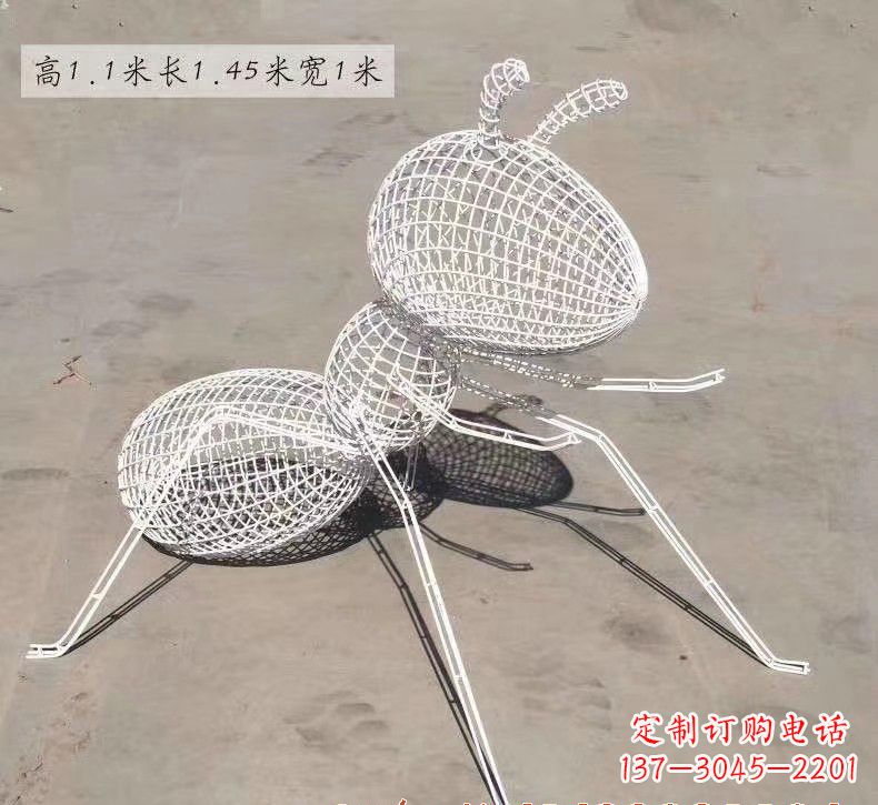 北京不锈钢镂空蚂蚁雕塑