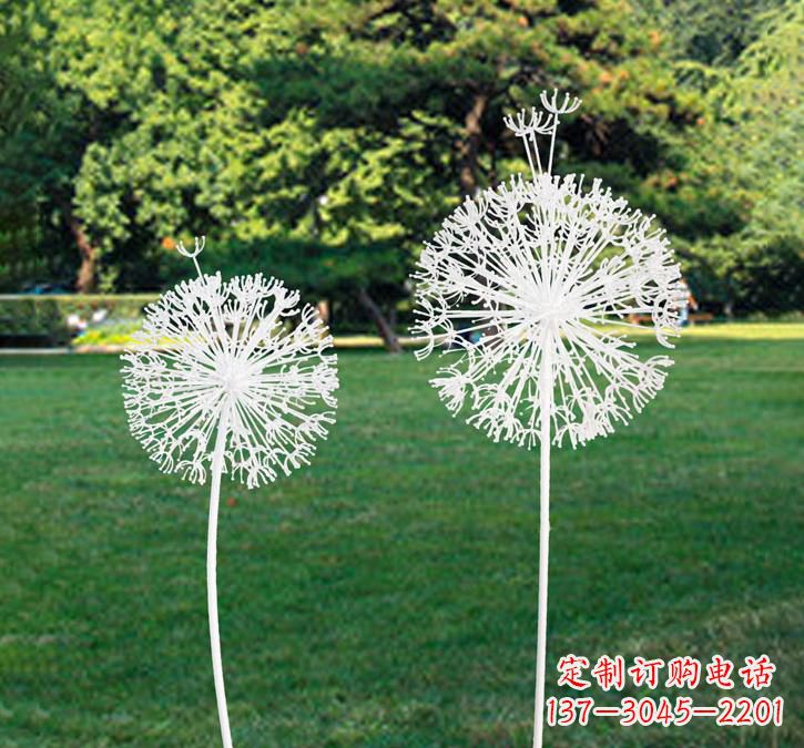 北京不锈钢镂空蒲公英雕塑精美绝伦
