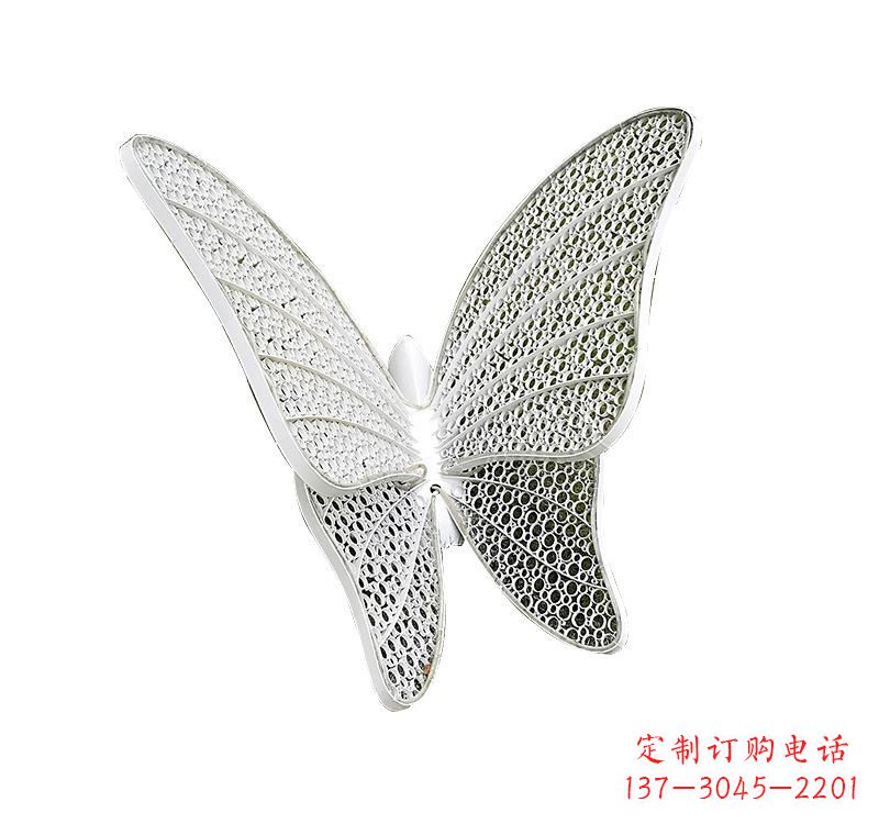 北京不锈钢绿地蝴蝶雕塑