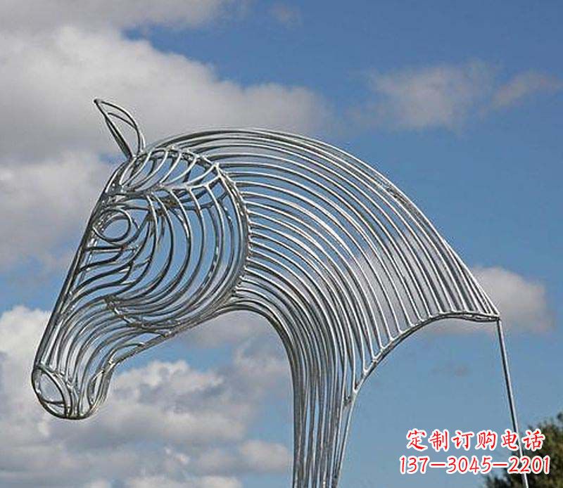 北京不锈钢马头雕塑抽象雕塑的新突破
