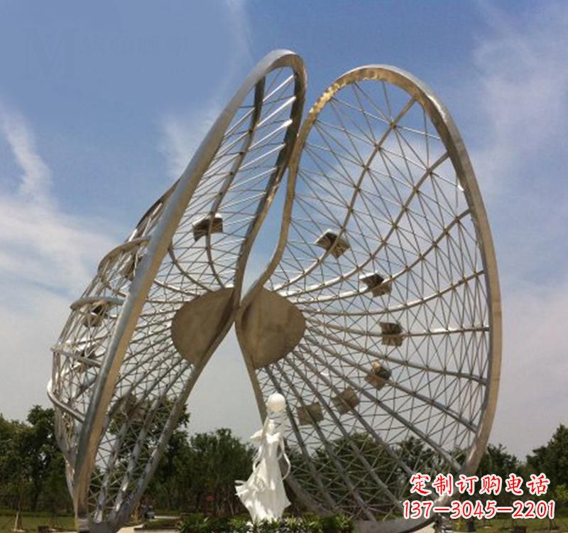 北京不锈钢美陈贝壳雕塑精美的艺术品