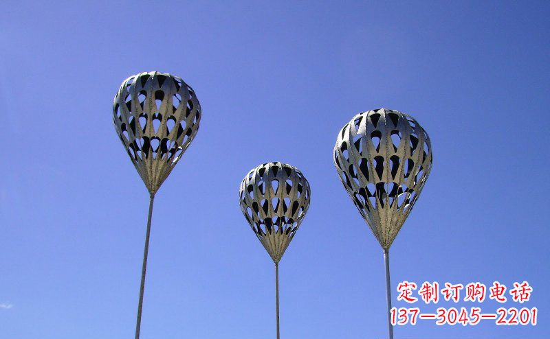 北京不锈钢气球雕塑把美丽带回大自然