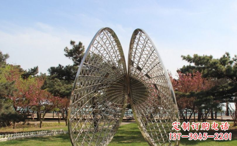 北京扇贝雕塑给公园带来清新之美