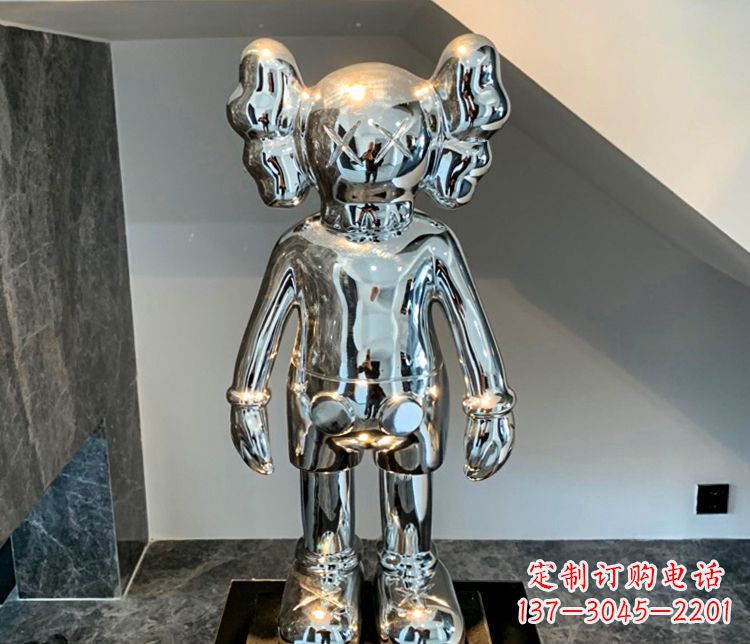北京精致的不锈钢机器人雕塑