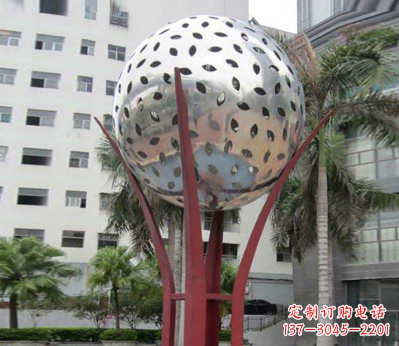北京镂空树叶雕塑——给校园景观增添灵动之美