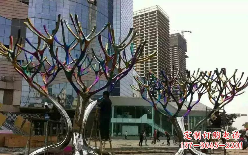 北京不锈钢树枝景观雕塑