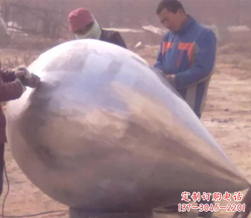 北京不锈钢水滴雕塑精致美丽的艺术品