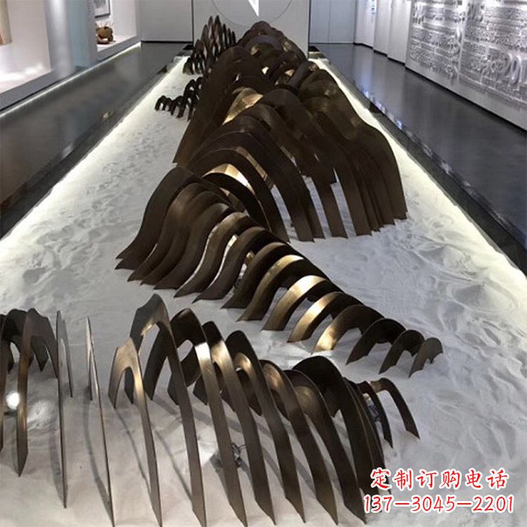 北京不锈钢铁艺假山雕塑让自然风景回归