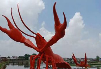北京不锈钢龙虾动物雕塑艺术之美
