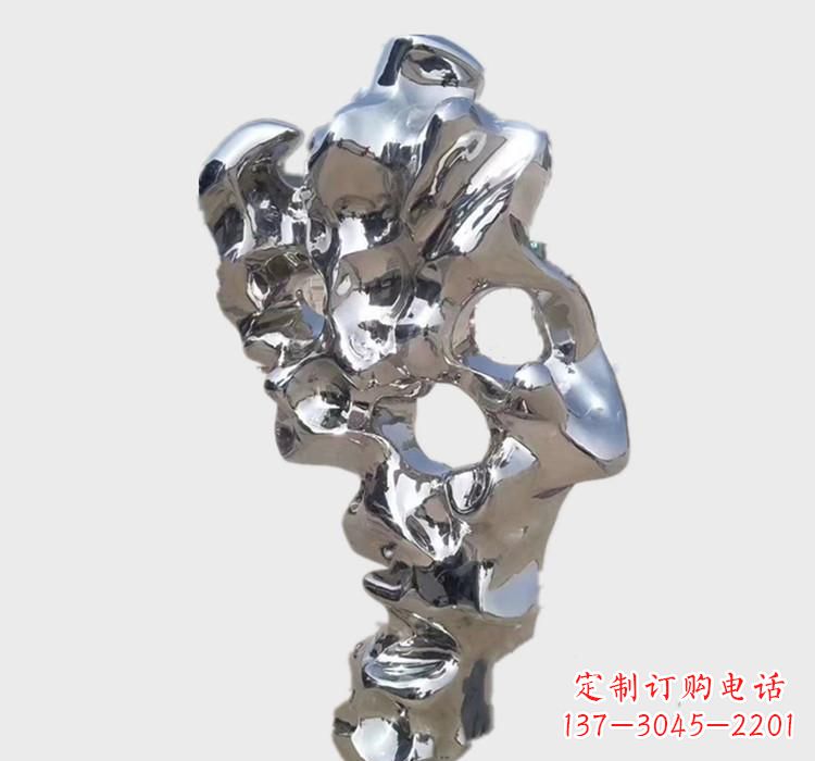 北京不锈钢太湖石雕塑艺术的精致表现