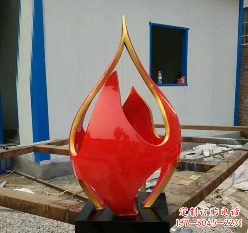 北京不锈钢艺术景观火龙果雕塑