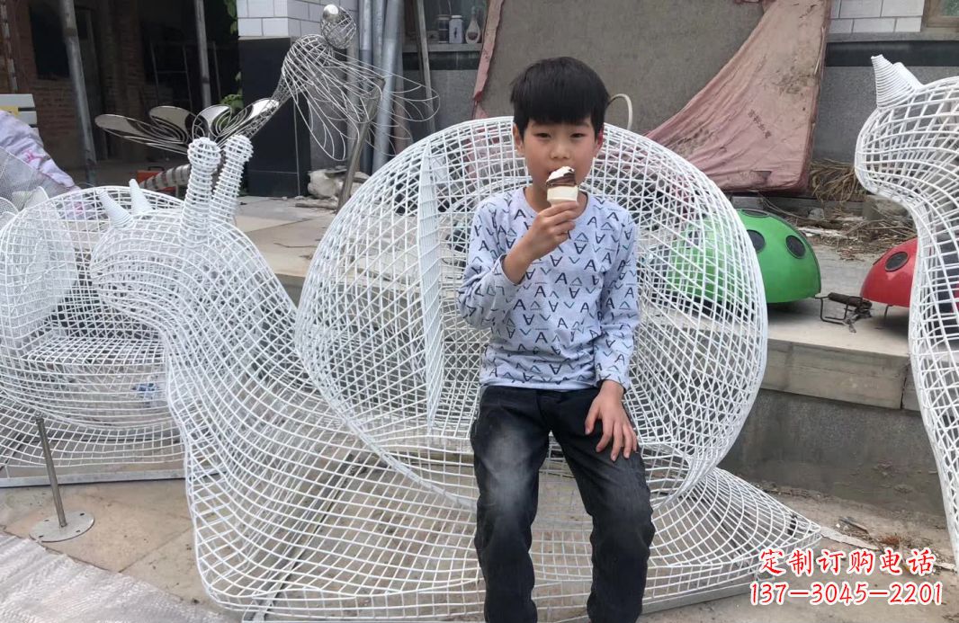 北京精美不锈钢蜗牛雕塑