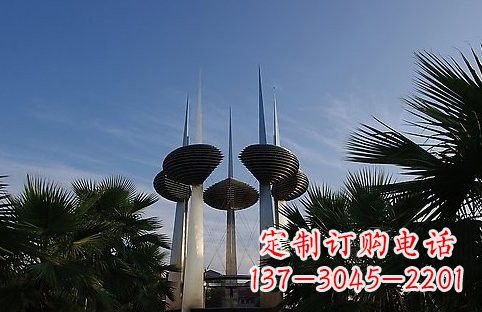 北京不锈钢避雷针雕塑精致静谧的安全保护