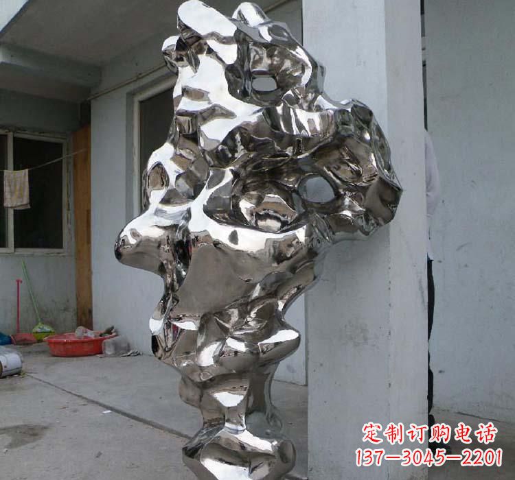 北京太湖石雕塑精美绝伦的不锈钢园林景观