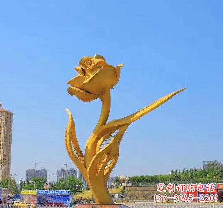 北京精美不锈钢紫荆花雕塑