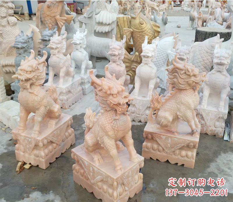北京麒麟雕塑传承文化之美