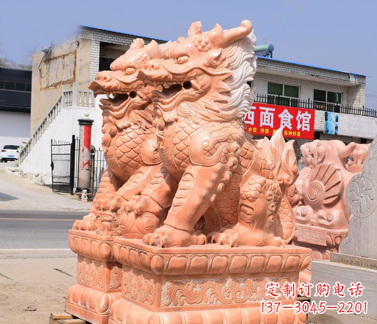 北京传说中的麒麟雕塑