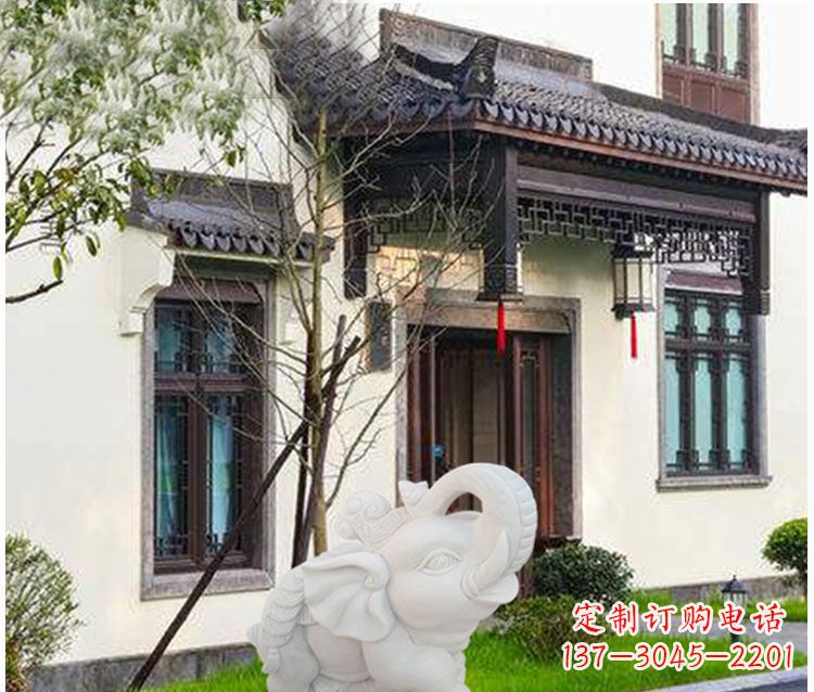 北京小象招财石雕——引领幸福的钥匙