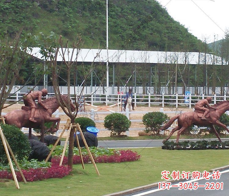 北京雕塑艺术以马为主题的铜雕摆件