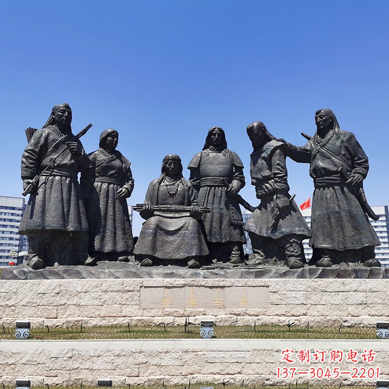 北京草原母亲——传承爱的雕塑