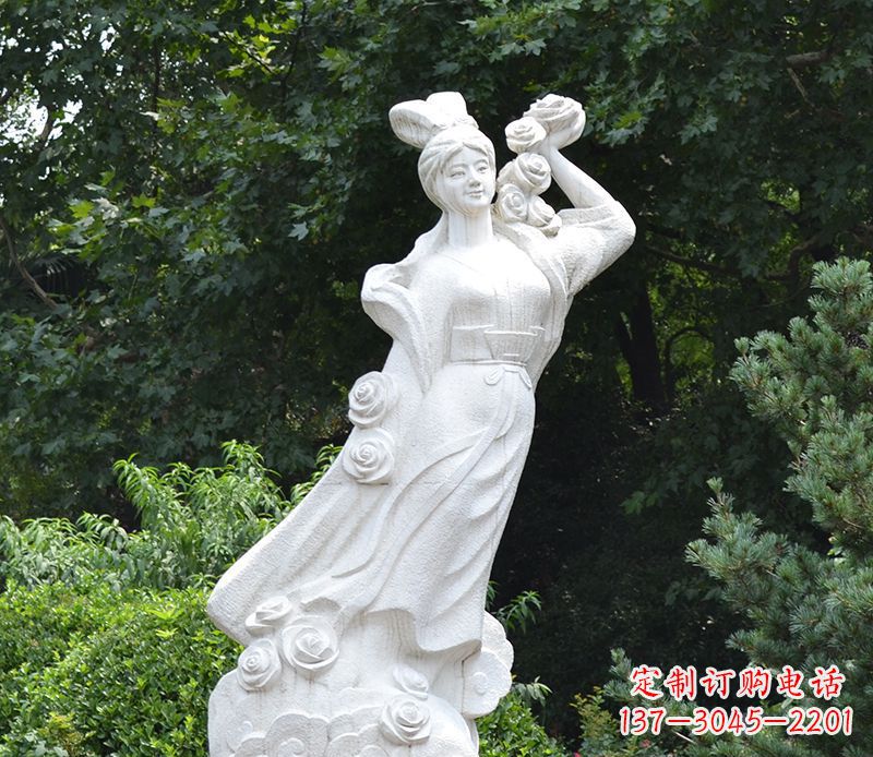 北京嫦娥奔月石雕绝美之作