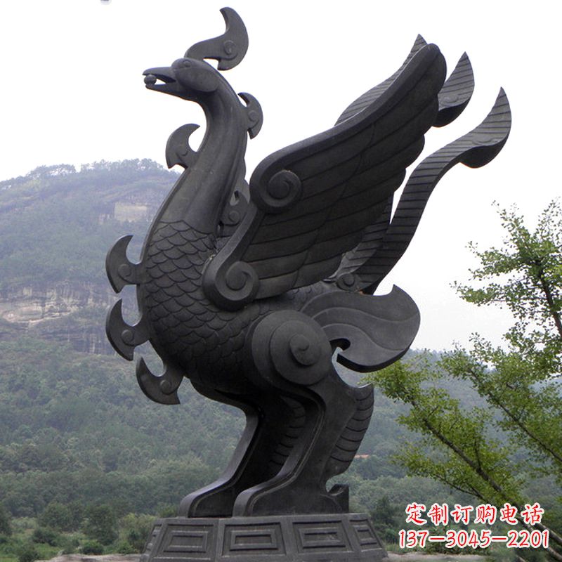 北京凤凰铜雕传承古神兽之美