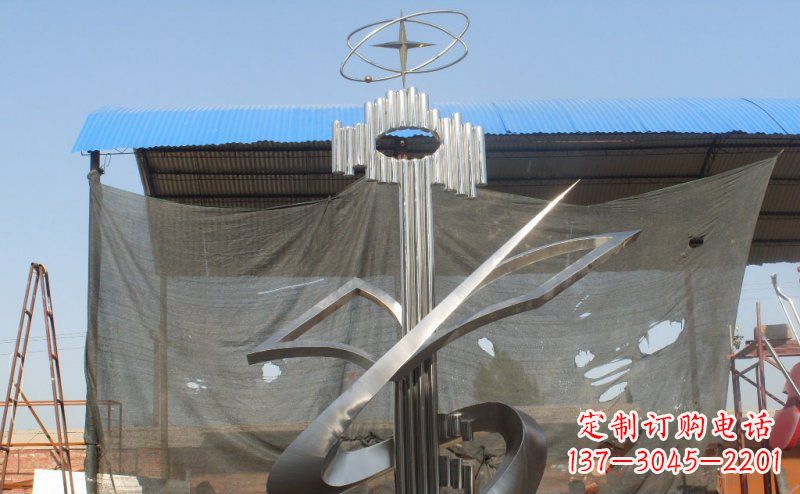 北京引领校园文化的钥匙雕塑