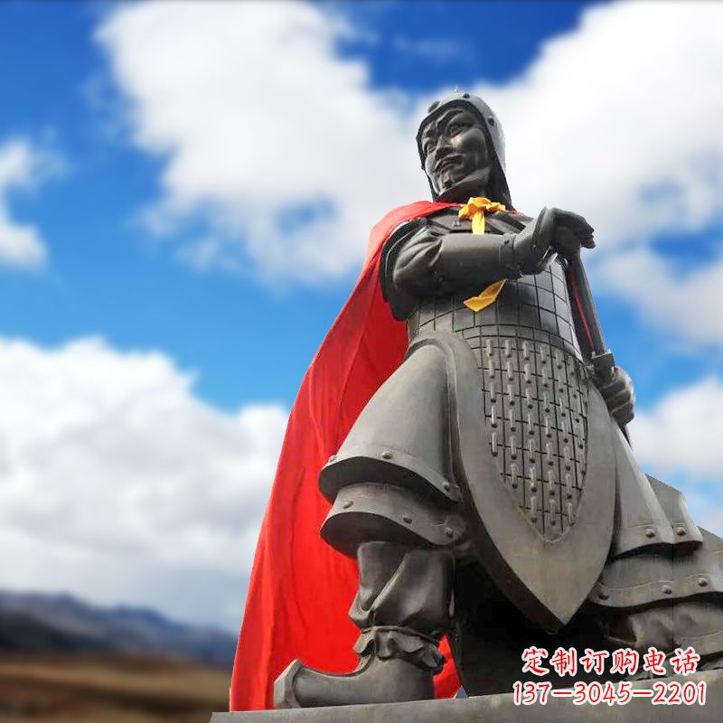 北京楚霸王项羽雕塑-景区景点历史名人古代帝王雕像