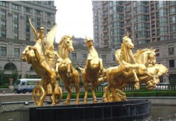 北京阿波罗的象征——青铜雕塑