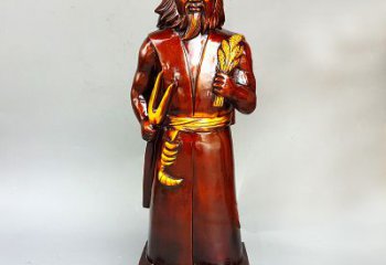 北京神农氏铜像传承炎帝文化的艺术之作