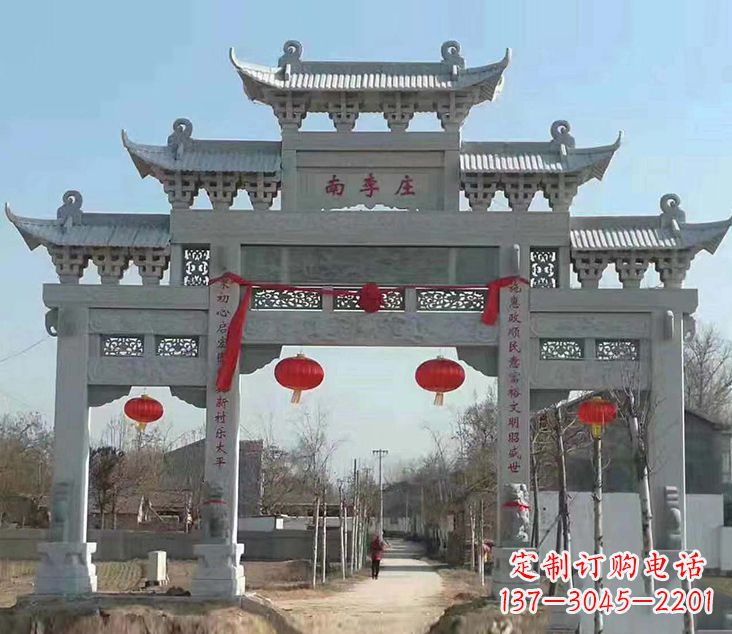 北京祠堂石牌坊雕塑艺术精粹