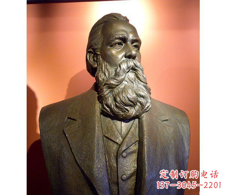 北京达尔文校园人物铜雕塑