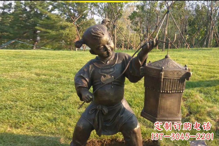 北京灯笼雕塑点亮公园的精彩