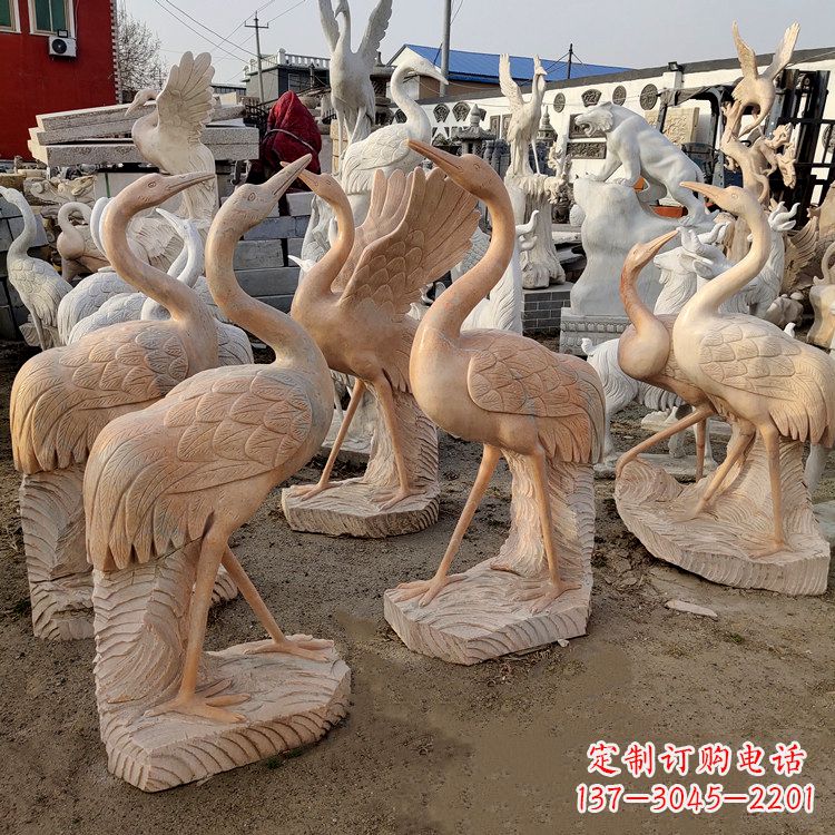 北京仙鹤雕塑艺术的经典之作
